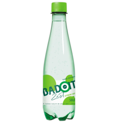 Eau gazeuse Badoit citron vert – Bouteille de 50 cl