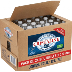 Eau Cristaline – Carton de 24x50 cl