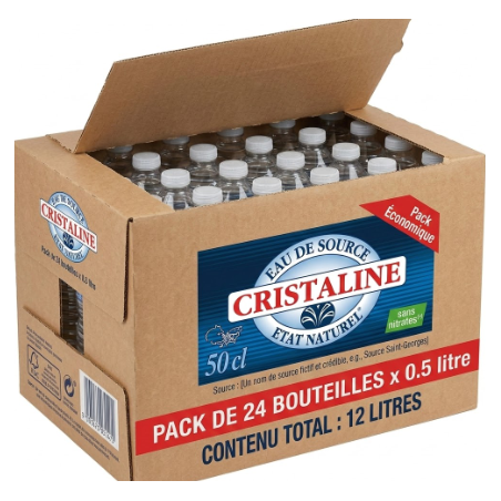 Eau Cristaline – Carton de 24x50 cl